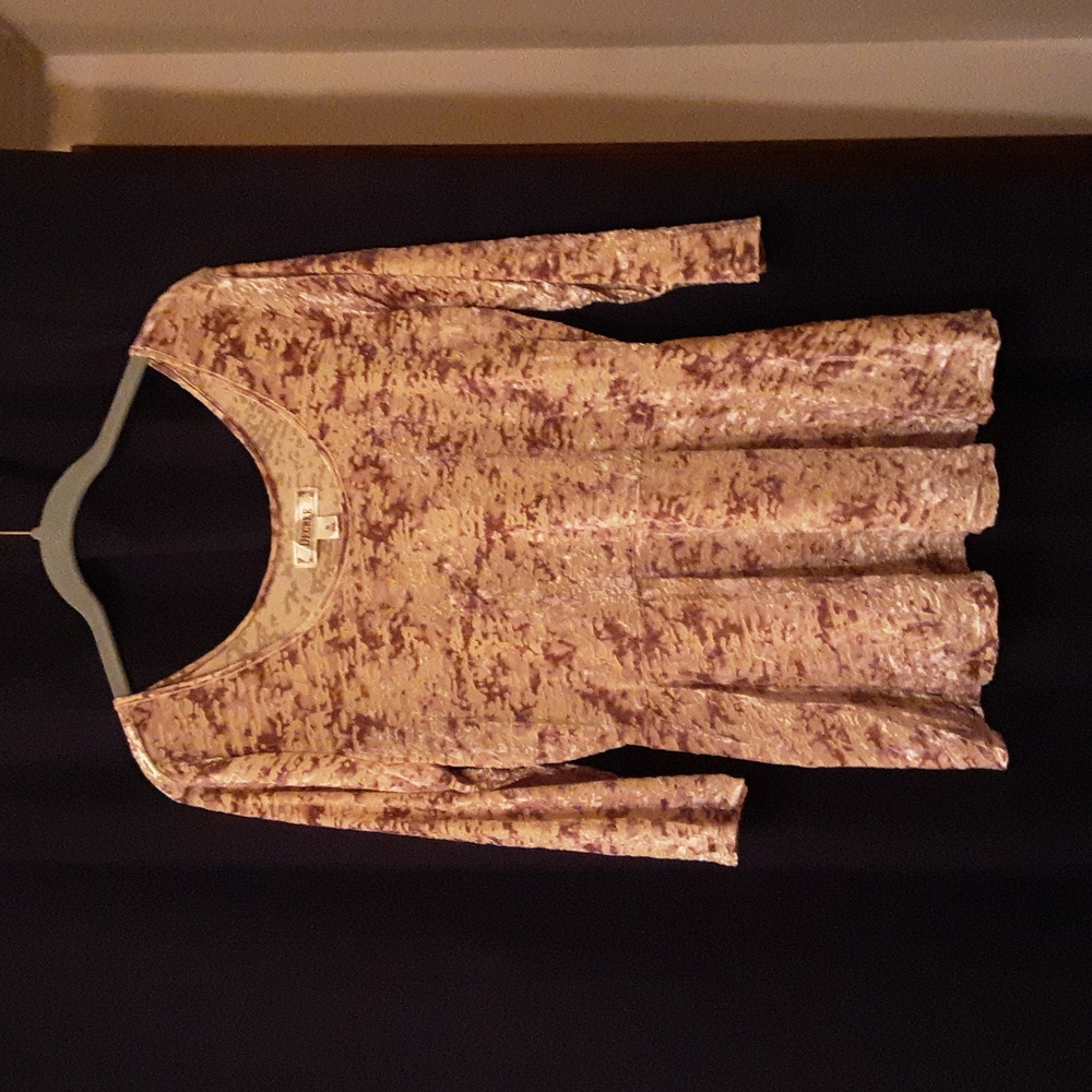 Jcpenney Kohls Decree peplum camouflage dressy shirt Women's large/Juniors XL